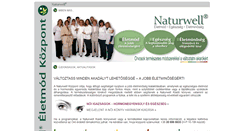 Desktop Screenshot of naturwell.hu