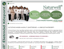 Tablet Screenshot of naturwell.hu